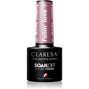 Claresa SoakOff UV/LED Color Fallin' Love gelový lak na nehty odstín 9 5 g