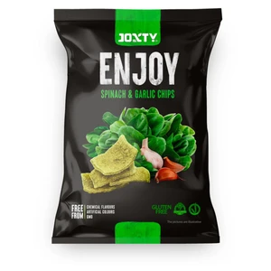 JOXTY ENJOY CHIPS Chipsy bramborové se špenátem a česnekem 40 g