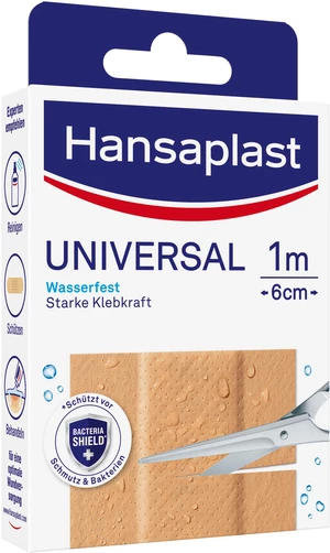 Hansaplast Universal Water resistant vodeodolná náplasť 1 m