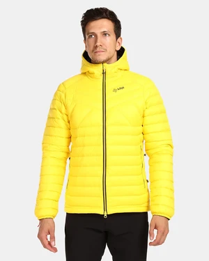 Men's down jacket Kilpi PYRAMIDEN-M Yellow