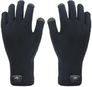 Sealskinz Waterproof All Weather Ultra Grip Knitted Glove Black S Guantes de ciclismo