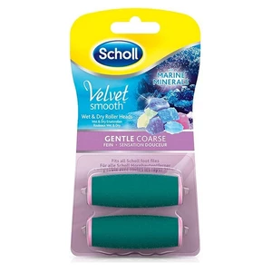 SCHOLL Velvet smooth rotační hlavice jemně drsná 2 kusy