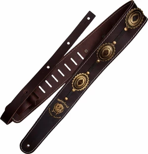 Richter Motörhead Concho Strap Courroie de guitare Brown/ Old Gold