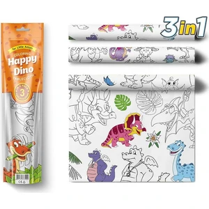 Pexi Malovací ubrusy 3 ks Šťastní Dinosauři