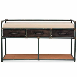Storage Bench with Cushion 42.3"x13.6"x23.2"