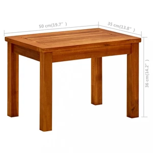 Zahradní konferenční stolek akácie Dekorhome 50x35x36 cm,Zahradní konferenční stolek akácie Dekorhome 50x35x36 cm