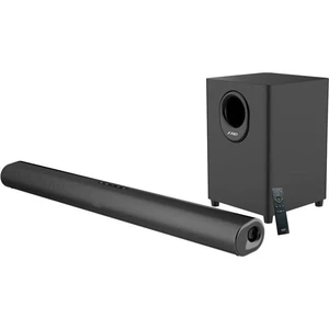 Soundbar Fenda F&D HT-330 čierny soundbar 2.1 kanálový zvuk, výkon 80 W, bezdrôtový subwoofer, Bluetooth, USB, prehráva: MP3/WMA, HDMI, optický vstup,