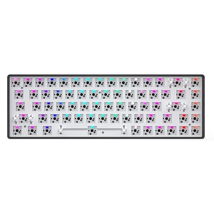 Hei Ji She DK68 Mechanical Keyboard Customized Kit Triple Mode bluetooth5.0 2.4G Wireless Type-C Wired 68 Keys Programmi