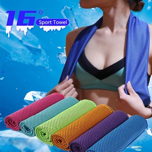 30x90cm 16℃ Microfiber Portable Quick-drying Sports Towel Travel Jogger Cloth Camping Swimming Gym Washcloth