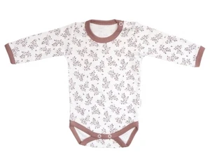 Mamatti Kojenecké body dlouhý rukáv, Happy - bílá s potiskem, vel. 80 (9-12m)