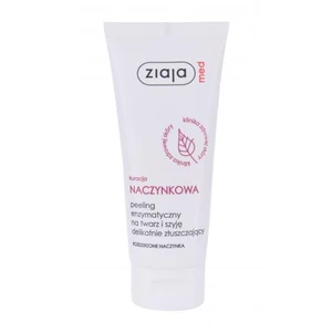 Ziaja Med Capillary Treatment Face Enzym 75 ml peeling pro ženy na všechny typy pleti; na citlivou a podrážděnou pleť; proti zarudlé pleti