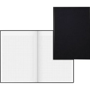 König & Ebhardt poznámková kniha  8655226  čierna A4 štvorčekový