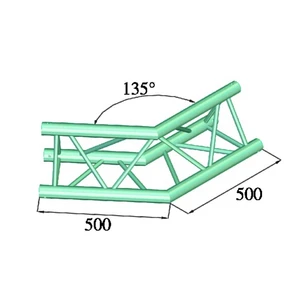 Alutruss TRILOCK 6082AC-23 3-bodová rampa roh 135 °