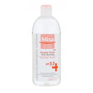 Mixa Anti-Dryness 400 ml micelárna voda pre ženy na zmiešanú pleť; na citlivú a podráždenú pleť; na dehydratovanu pleť