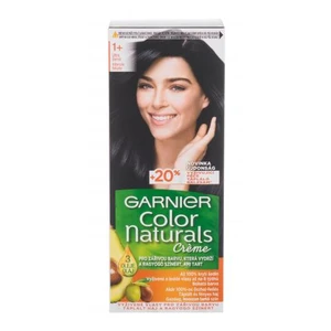 Garnier Color Naturals Créme 40 ml farba na vlasy pre ženy 1+ Ultra Black na všetky typy vlasov; na farbené vlasy