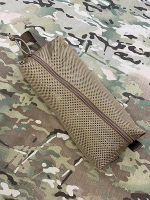 Sieťované puzdro / insert šikmý zips Redo® – Large, Coyote (Farba: Coyote, Veľkosť: Large)