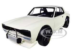 1972 Nissan Skyline GT-R (KPGC-10) Racing White "Millennium" 1/18 Diecast Model Car by Autoart