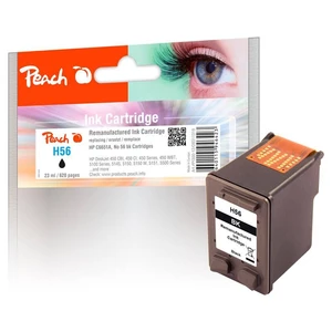 Cartridge Peach HP C6656A, No. 56, 23 ml (311319) čierna Vlastnosti:Kapacita: 23 (ml) Výnos proti originálu: 119% Životnost: 620 Barva: Černá (black) 