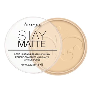 Rimmel London Stay Matte 14 g púder pre ženy 001 Transparent