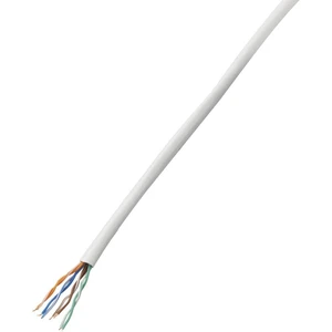 TRU COMPONENTS 1567145 sieťový kábel ethernetový CAT 5e U/UTP 4 x 2 x 0.14 mm² biela 25 m