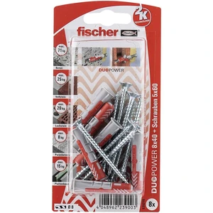Fischer DUOPOWER sada hmoždiniek 50 mm  535216 1 sada