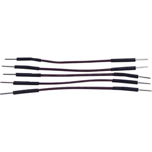 TRU COMPONENTS  jumper káble  [1x zástrčka drôtového mostíka - 1x zástrčka drôtového mostíka] 0.70 m sivá