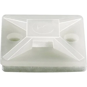 TRU COMPONENTS TC-HCR101S203 úchytka samolepiaci 1593043 Priemer káblového zväzku (rozsah) 10.10 mm (max)  4cestný vstup