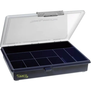 raaco Assorter 5-9 krabička na drobné súčiastky, (d x š x v) 240 x 195 x 43 mm, Priehradiek: 9, pevné rozčlenenie, 1 ks