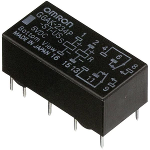 Omron G6AK-274P-ST-US 5 VDC relé do DPS 5 V/DC 2 A 2 prepínacie 1 ks