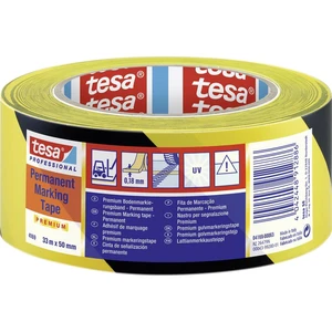 tesa PREMIUM 04169-00063-93 podlahová značkovacia páska tesa® Professional čiernožltá (d x š) 33 m x 50 mm 1 ks