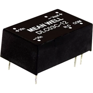 Mean Well DLC03C-15 DC / DC menič napätia, modul   100 mA 3 W Počet výstupov: 2 x