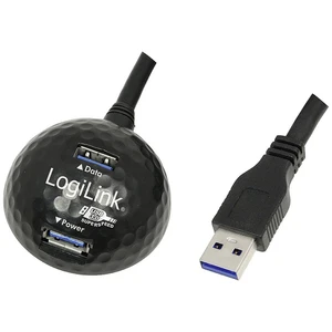 LogiLink #####USB-Kabel #####USB 3.2 Gen1 (USB 3.0 / USB 3.1 Gen1) #####USB-A Stecker, #####USB-A Buchse 1.50 m čierna