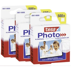 tesa Photo® Lepiace podložky  biela Množstvo: 1500 ks