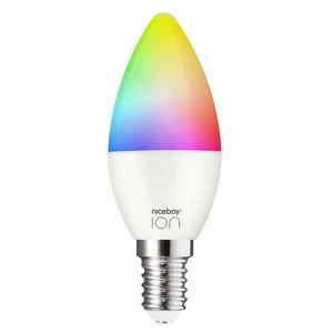 Inteligentná žiarovka Niceboy ION SmartBulb RGB E14, 5,5W (SC-E14) inteligentná žiarovka LED • príkon 5,5 W • biele svetlo a 16 miliónov farieb • nast