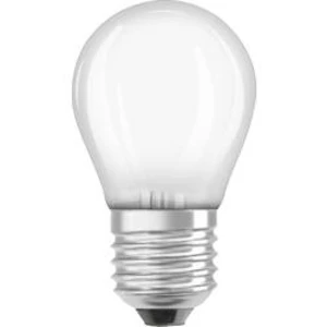 LED žárovka OSRAM 4058075108226 230 V, E27, 4 W = 40 W, neutrální bílá, A++ (A++ - E), kapkovitý tvar, vlákno, 1 ks
