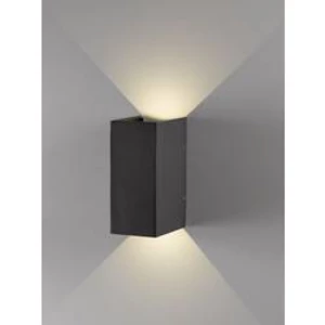 Venkovní nástěnné LED svítidlo Nordlux Canto 77611010, 2x 3 W, antracit