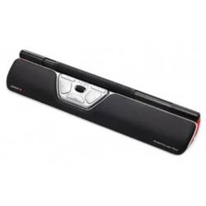 Wi-Fi myš Contour Design RollerMouse Red RM-RED, ergonomická, podložka pod zápěstí, integrovaný scrollpad, černá, stříbrná