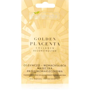 Bielenda Golden Placenta Collagen Reconstructor krémová maska redukující projevy stárnutí 8 g