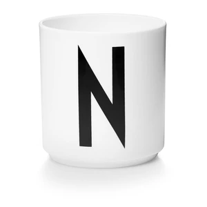 Biely porcelánový hrnček Design Letters Personal N