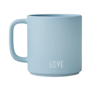 Blankytnemodrý porcelánový hrnček Design Letters Siblings Brother