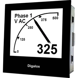 TDE Instruments Digalox DPM72-MP digitálny panelový merač Digalox DPM72-MP grafický viacúčelový merací prístroj 500 V /