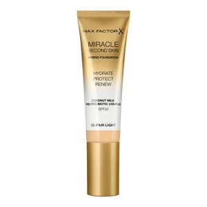 Max Factor Miracle Second Skin SPF20 30 ml make-up pre ženy 02 Fair Light