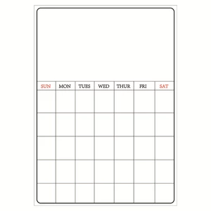 Time Planner Whiteboard Magnetic Erasable Monthly Weekly Planner Time Schedule Calendar Home Office Supplies