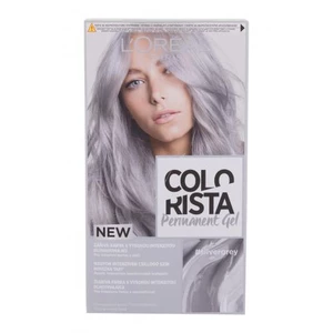 L´Oréal Paris Colorista Permanent Gel 60 ml barva na vlasy pro ženy Silver Grey na barvené vlasy; na všechny typy vlasů