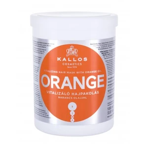 Kallos Cosmetics Orange 1000 ml maska na vlasy pro ženy na poškozené vlasy; na suché vlasy