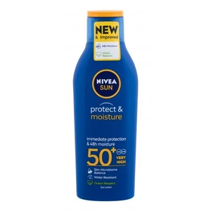 Nivea Sun Protect & Moisture SPF50+ 200 ml opalovací přípravek na tělo unisex