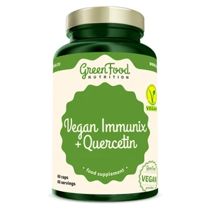 GREENFOOD NUTRITION Vegan immunix + Quercetin 60 kapslí