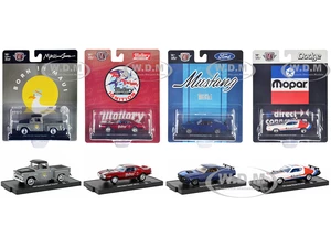"Auto-Drivers" Set of 4 pieces in Blister Packs Release 104 Limited Edition to 9600 pieces Worldwide 1/64 Diecast Model Cars by M2 Machines
