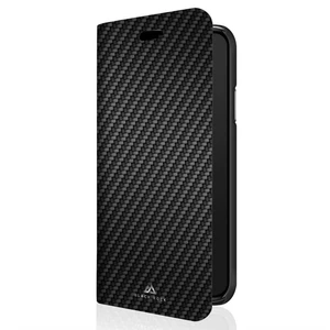 Puzdro na mobil flipové Black Rock Flex Carbon Booklet na Apple iPhone 11 Pro (BR1091ECB02) čierne flipové puzdro na smartfón • kompatibilné s telefón
