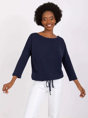 Basic dark blue blouse by Fiona